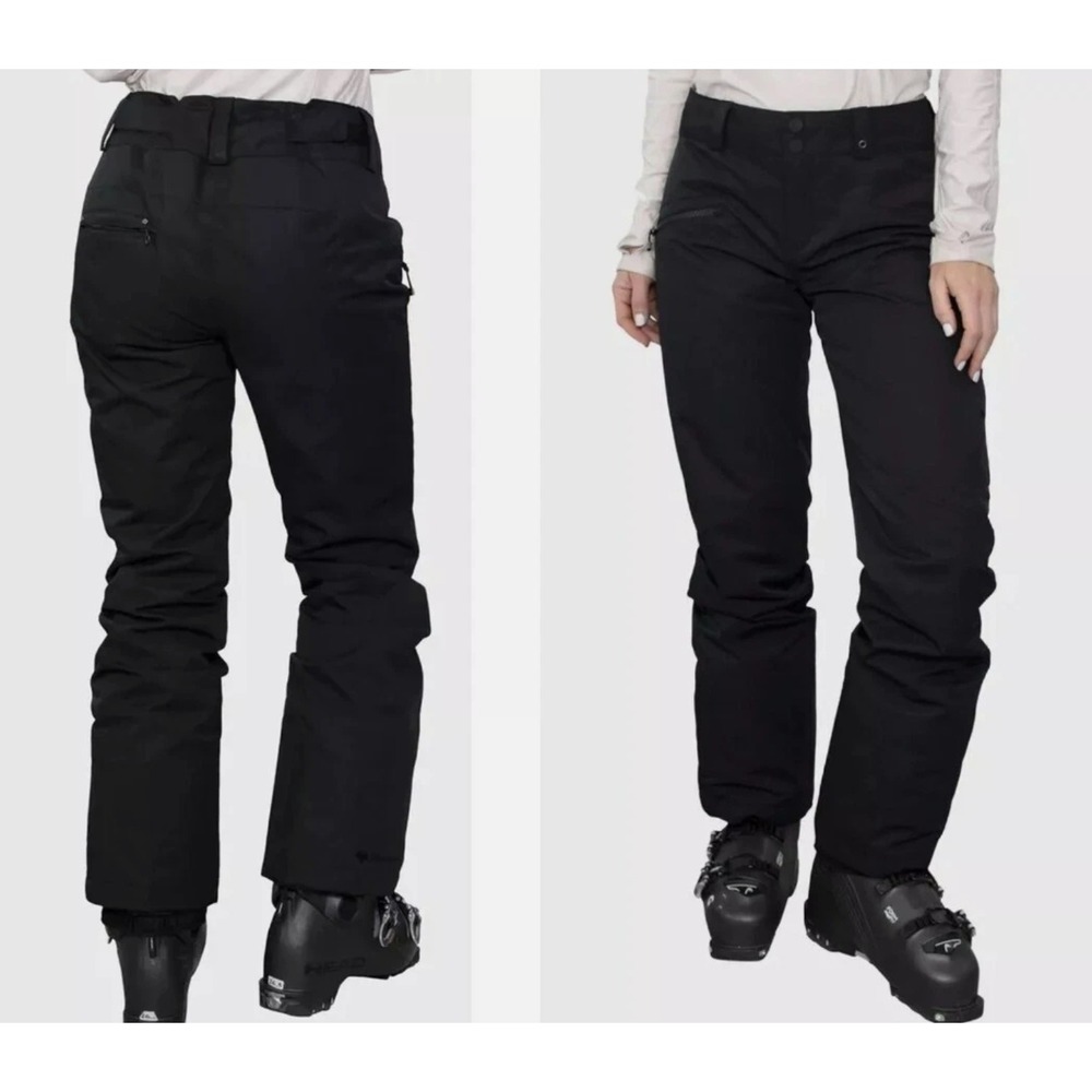 Obermeyer MALTA Ski Pants Black Thermore Insulated Womens 16 NEW